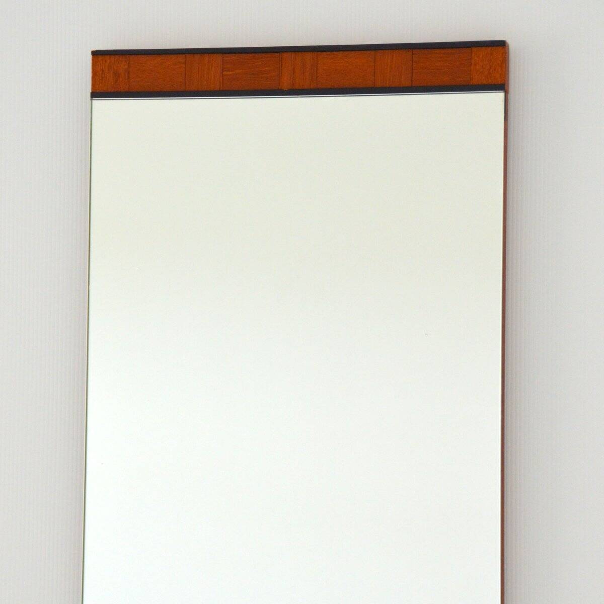 Scandinavian teak mirror 1960