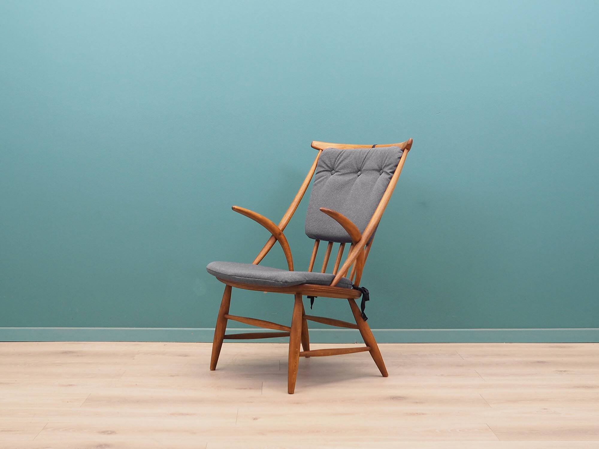 Beech chair, Danish design, 1960s, designer: Illum Wikkelsø, manufacture: N