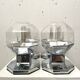 Pair of Motoko Ishii Wall Lamps, Staff 1970