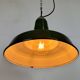Industrial Green Enamel Factory Pendant Lamp, 1960s