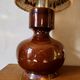 Ceramic lamp and its woven wool lampshade