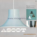 3 "Ascot" pendant lights by RAAK Amsterdam, 1960s