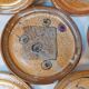 Série de 8 assiettes à dessert vintage en grès émaillé signé MALI