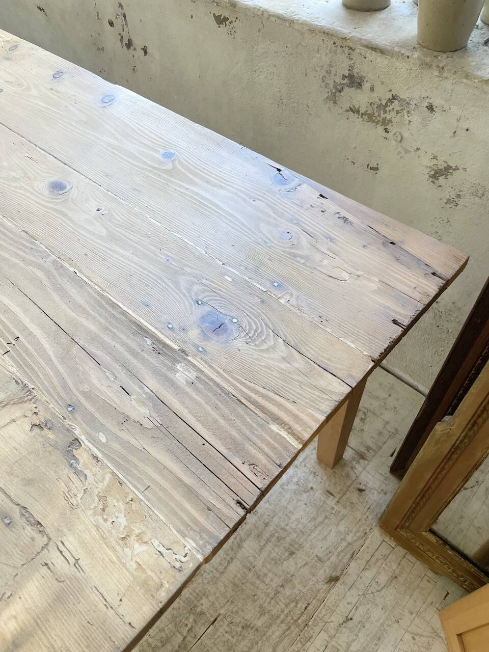 4m XXL pine and oak farmhouse table