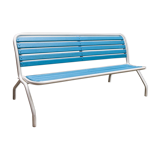 Restored 60s folding garden bench