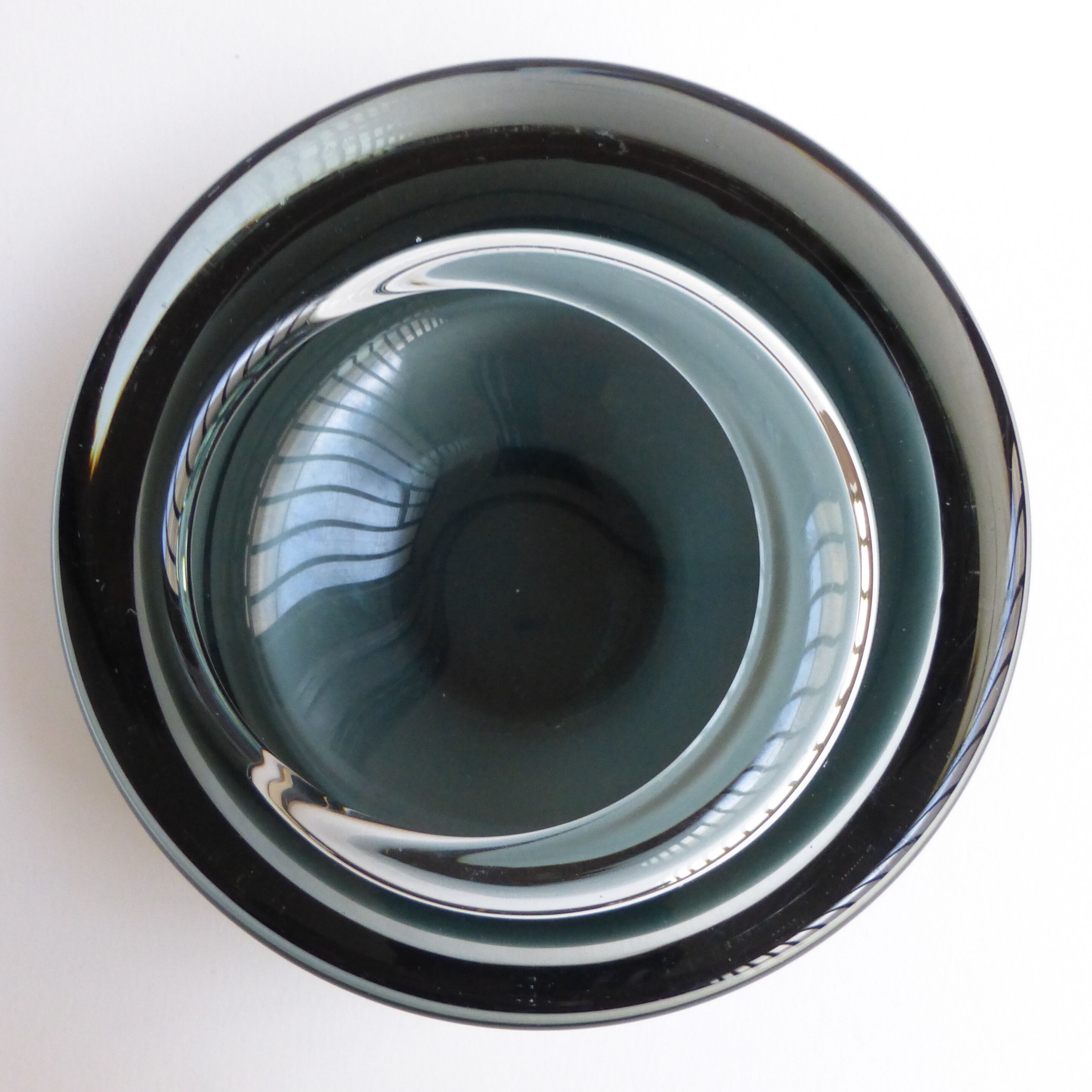 Scandinavian double-layered glass ashtray Per Lütken, 1960's