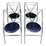 Suite de quatre chaises pliantes Yakamado