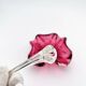 Murano Coupe Flavio Poli Sommerso Rubies & Original Pilon 17cm 1960