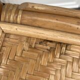 Vintage rattan chiffonier