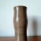 Diabolo vase in enameled stoneware signed