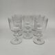 8 large Baccarat crystal glasses, early 20th century.