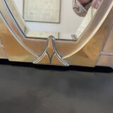 Art deco beveled table mirror, 40x30 cm