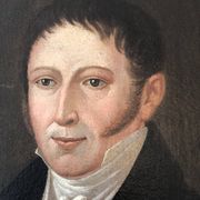 Antique Portrait Painting of a German Gentleman, 19th century