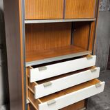 Vintage EFA bookcase and shelves by Georges Frydman