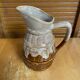 Vintage revol barrel-shaped flamed ceramic jug 3/4 litre