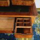 Louis Philippe desk in walnut bramble