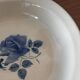 Very pretty blue floral deep dish Digoin Sarreguemines.