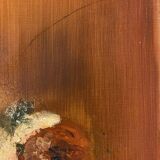 Nature morte au panier de fleurs sauvages signée Mahler XX siècle