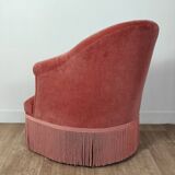 Velvet toad chair