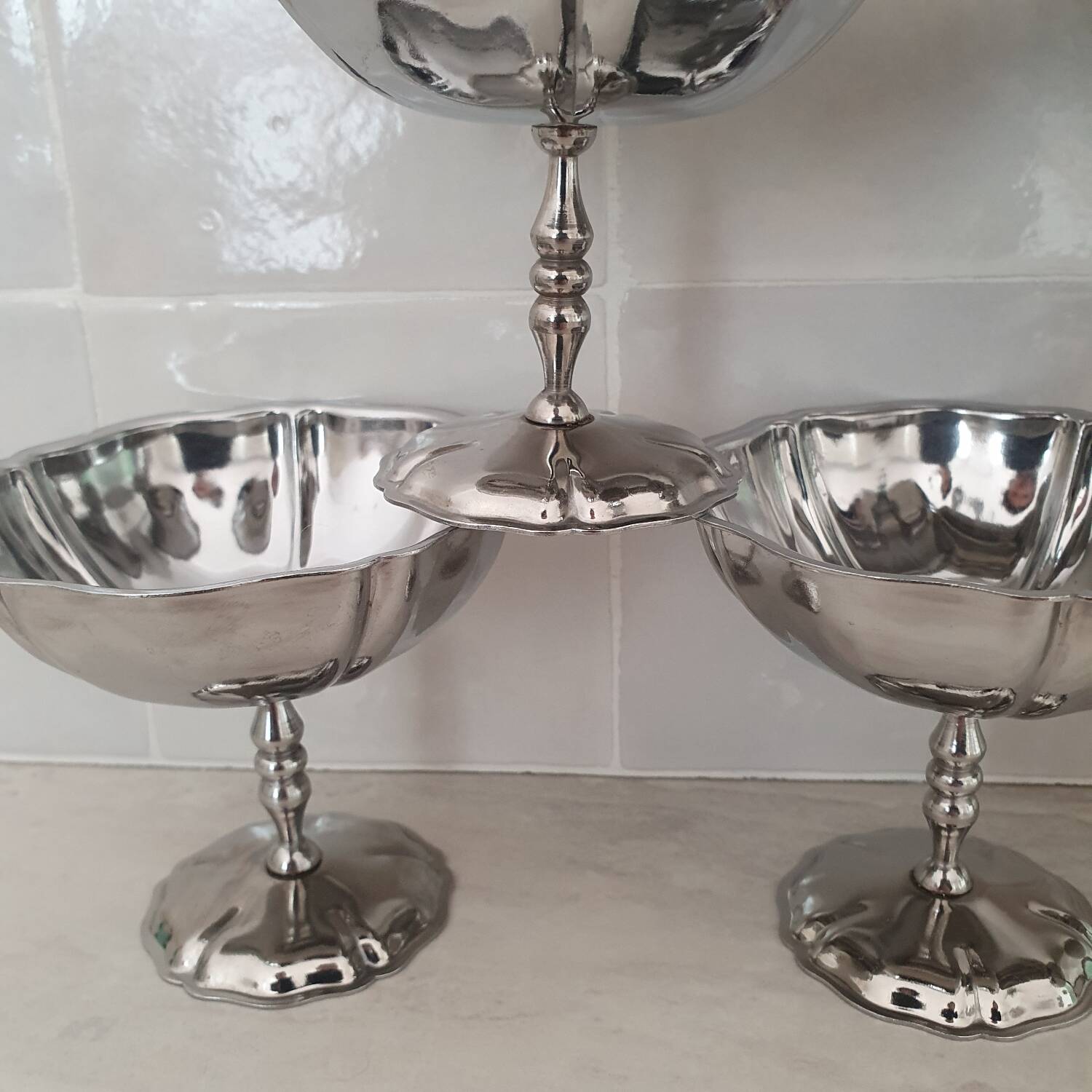 6 Stainless Steel Dessert Cups