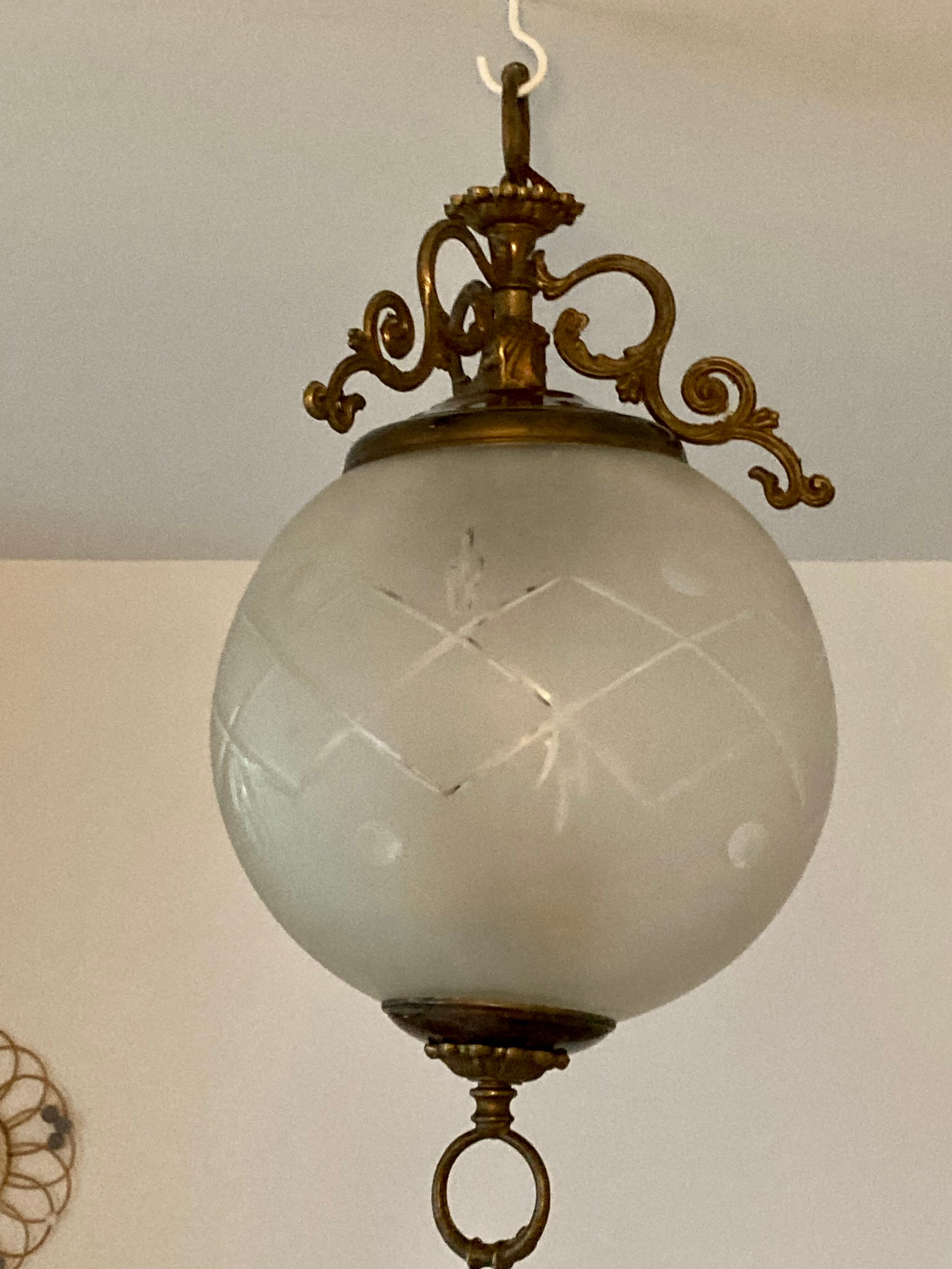 Suspension in the shape of a globe - Vintage