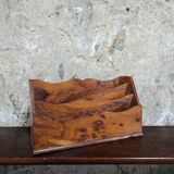 Thuja wood mail holder