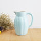 Sky blue earthenware pitcher, 1950s