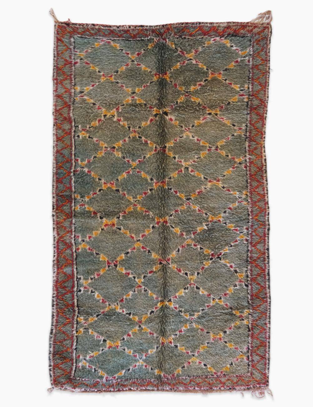 Vintage Green Rug - 323 x 177 cm