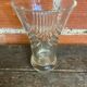 Vintage 1970s Moulded Glass Vase
