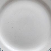 3 flat ironstone plates “Jenny” Saint Amand