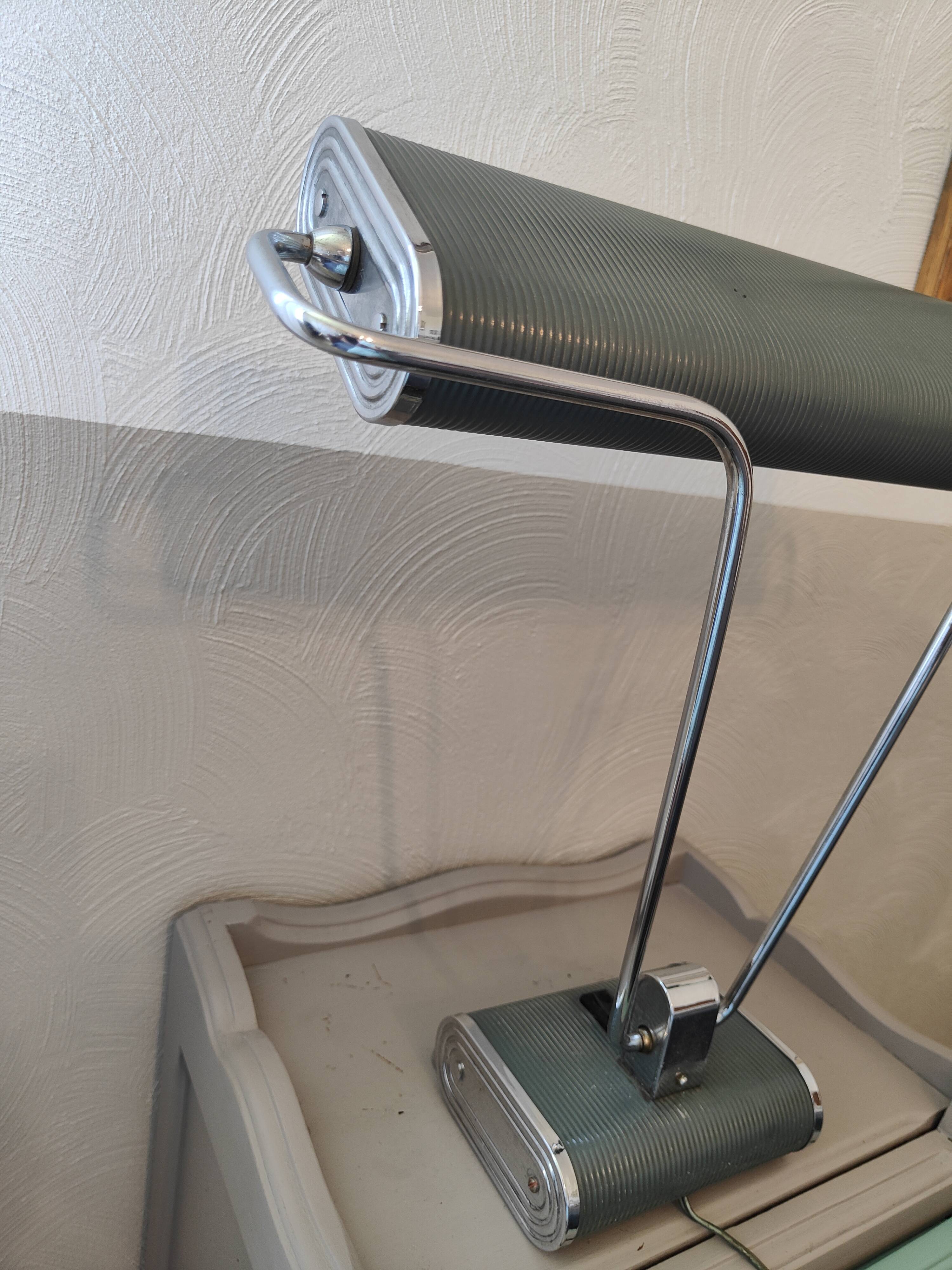 Jumo lamp Grey-green color N71, edition circa 1950