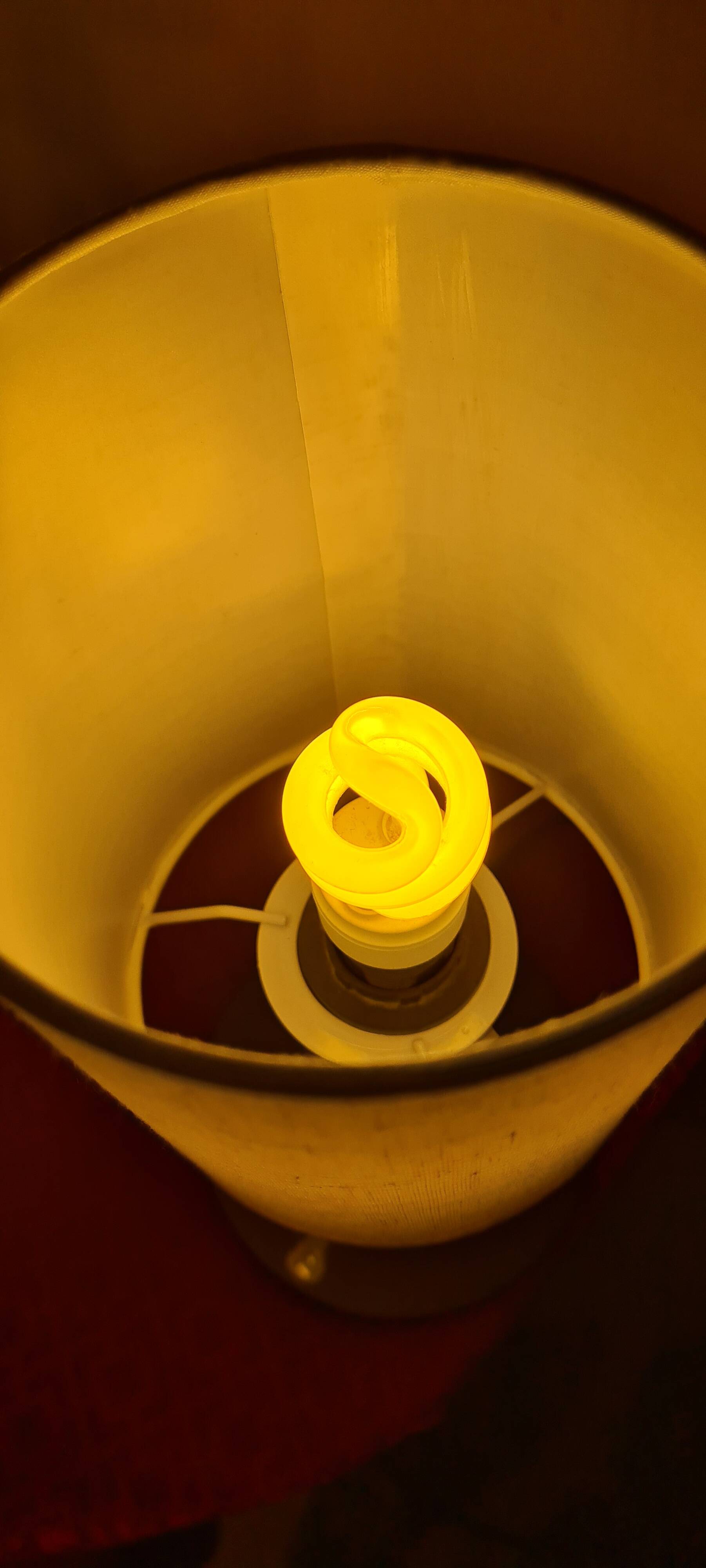 pair of taupe ceramic bedside lamps with linen lampshade 37x15