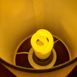 pair of taupe ceramic bedside lamps with linen lampshade 37x15