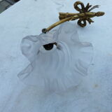 Bronze swan collar sconce