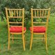 Chaises "façon bambou"