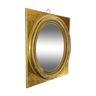Miroir h88 x76 cm époque napoléon iii doute feuille d’or bon état