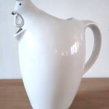 Zoomorphic ceramic pitcher 70s design