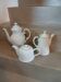 Set of 3 antique teapots/coffee pots