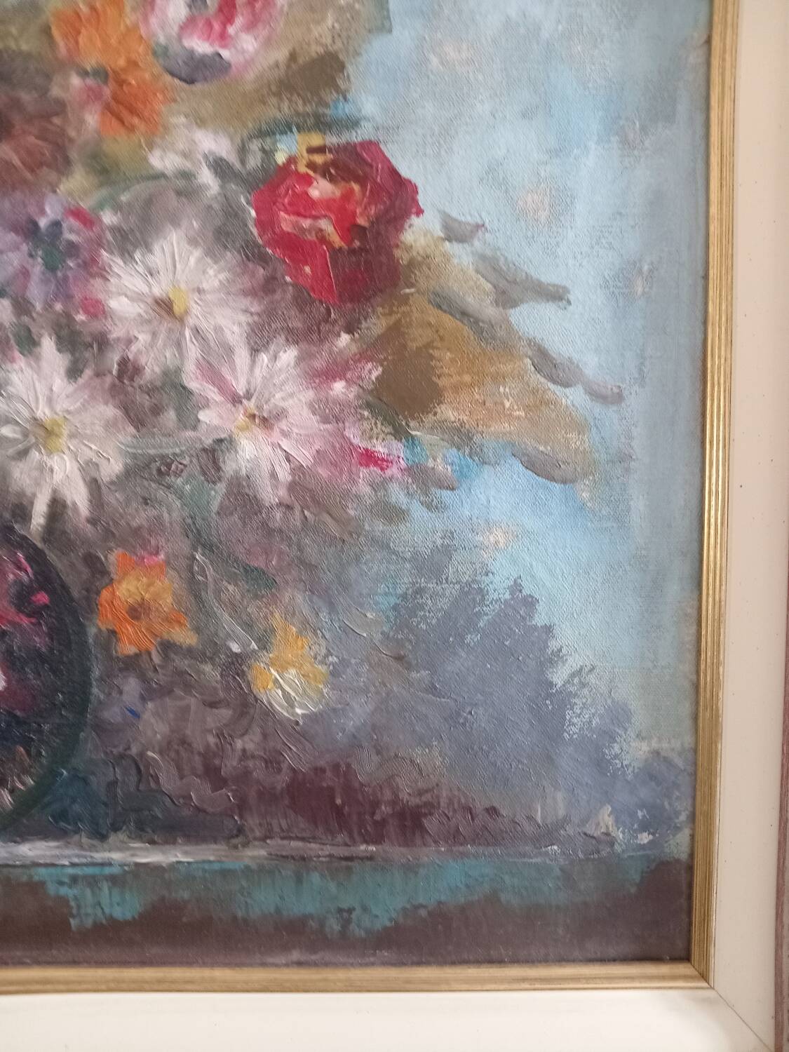 Oil painting, bouquet