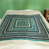 Vintage crochet plaid