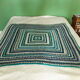 Vintage crochet plaid