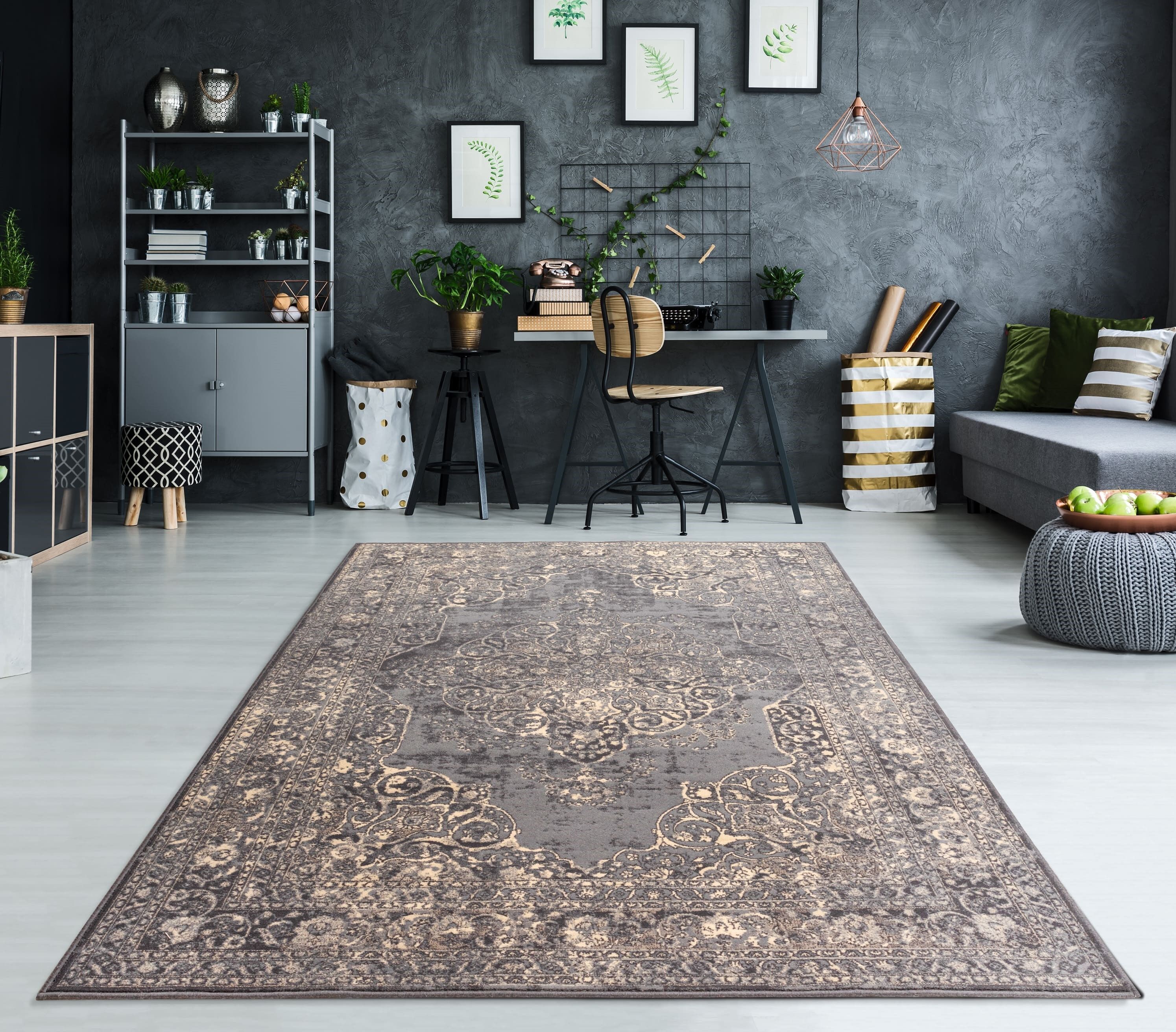 Dark Oriental Persian Carpet 160x230 cm