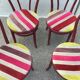 Set de 4 chaises bistrot viennoise bois courbé