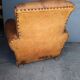 Club leather armchair art deco period 1940