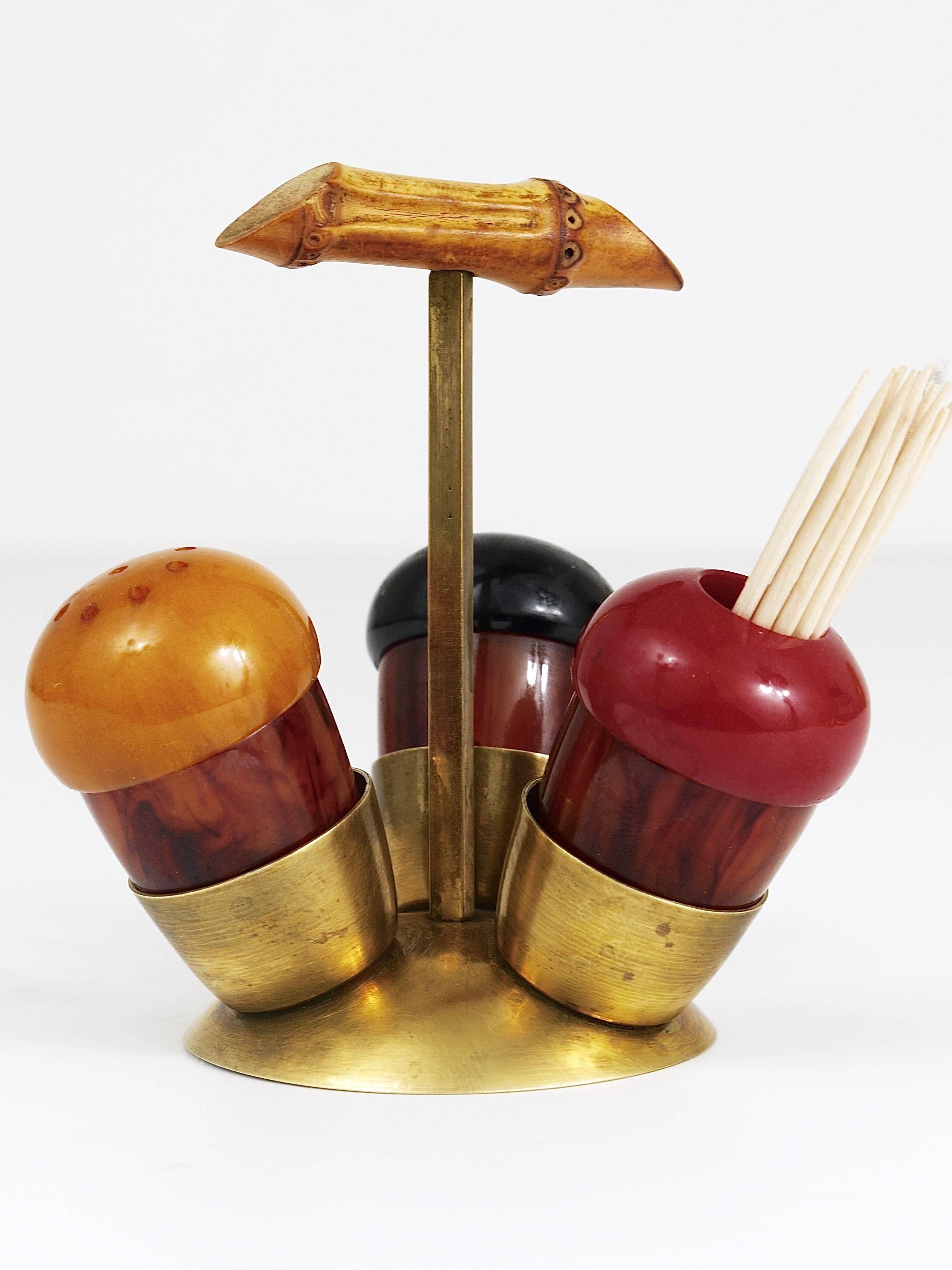 Condiment set salt and pepper, Richard Rohac, Austria, 1950s