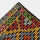 7x9 Yellow Green Handmade Wool Scandinavian Kilim Rug