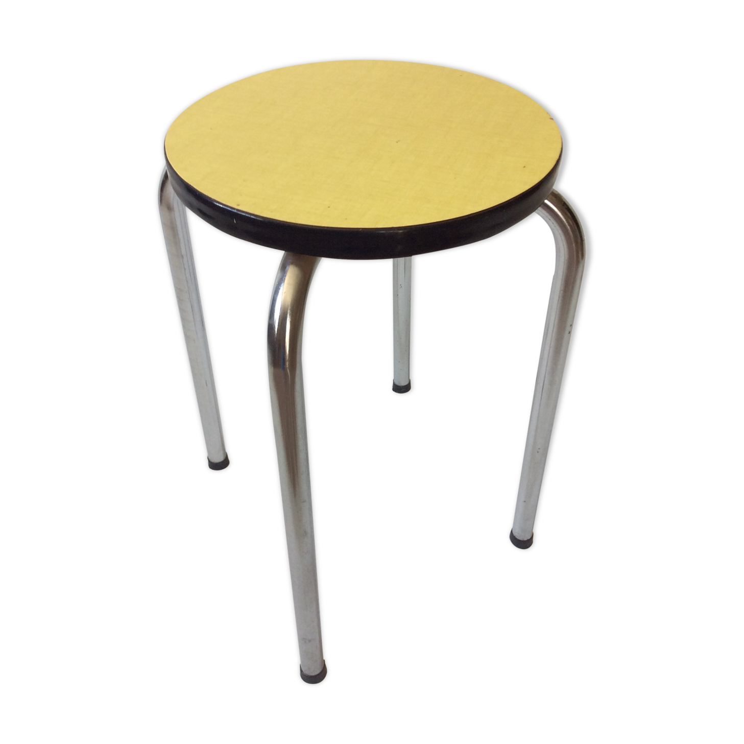Tabouret rond en formica
