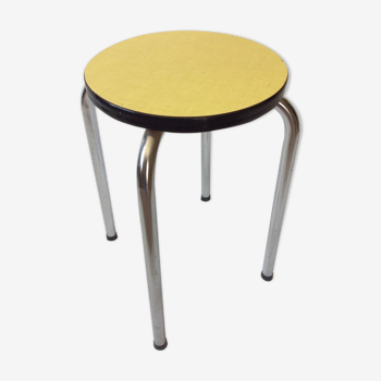 Tabouret rond en formica