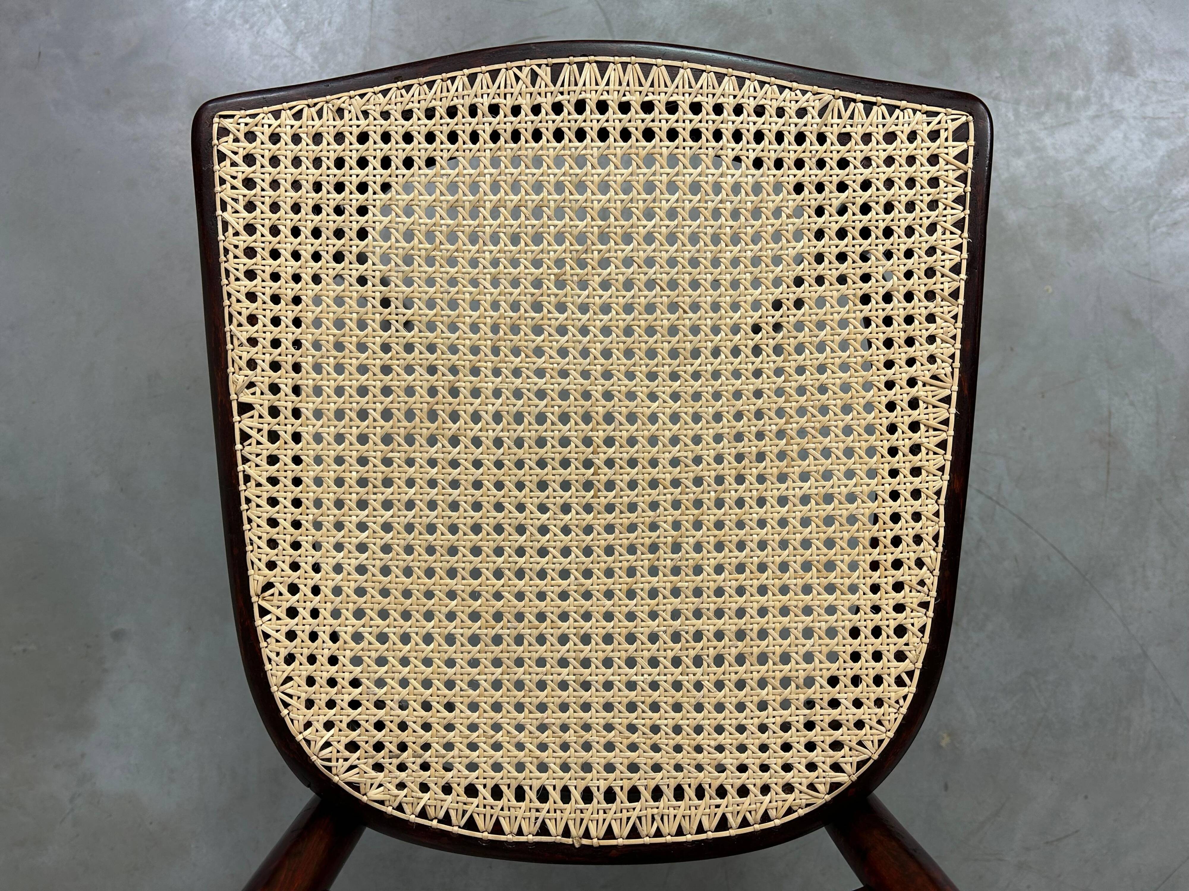 Viennese Secession dining chair no. 235 by Otto Wagner for J&J Kohn