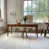 Farm table pine and walnut 2m